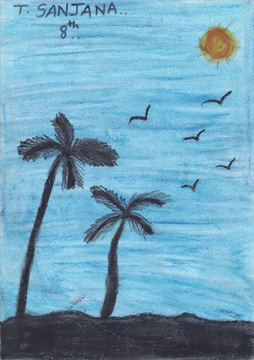 Sanjana’s Peaceful Sky.